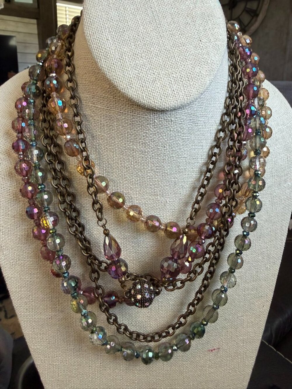 Premier Designs Kaleidoscope Necklace and Earrings